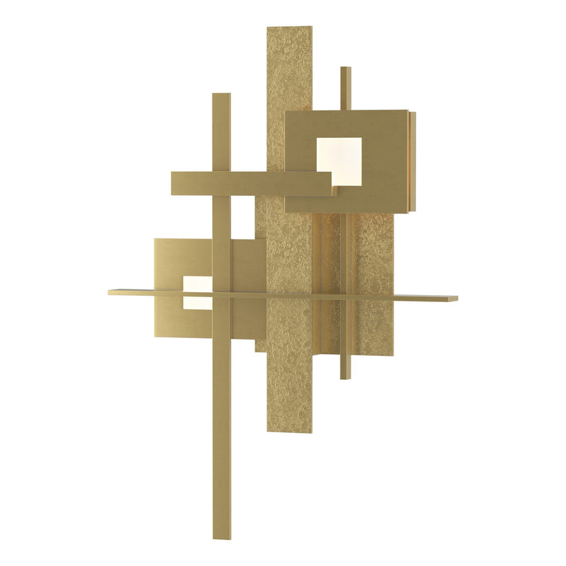 Hubbardton Forge 217310-LED-86 LED Wall Sconce, Modern Brass