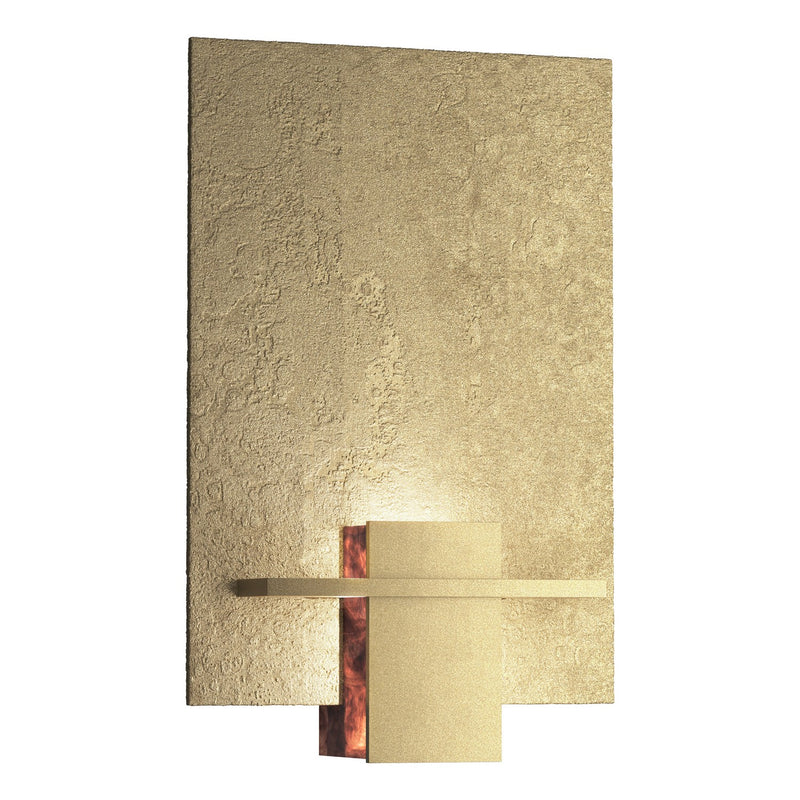 Hubbardton Forge 217510-SKT-84-ZB0292 One Light Wall Sconce, Soft Gold