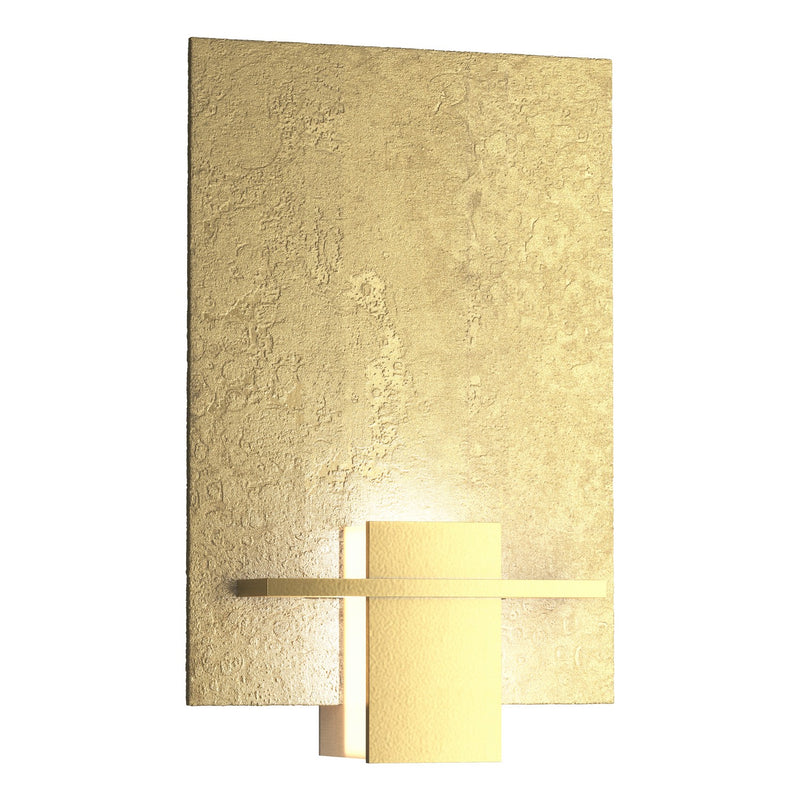 Hubbardton Forge 217510-SKT-86-BB0292 One Light Wall Sconce, Modern Brass