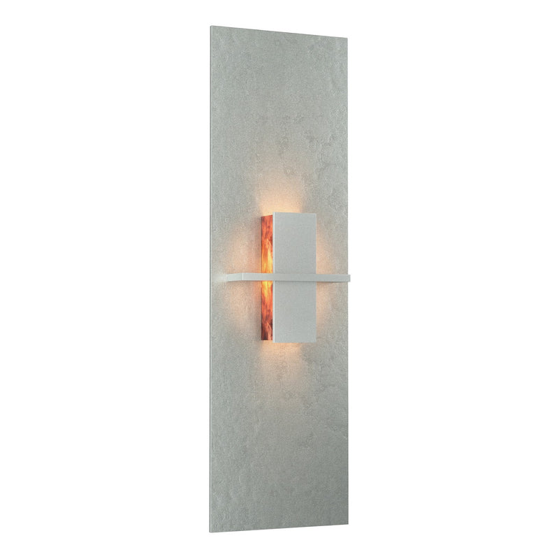 Hubbardton Forge 217520-SKT-82-ZB0273 One Light Wall Sconce, Vintage Platinum