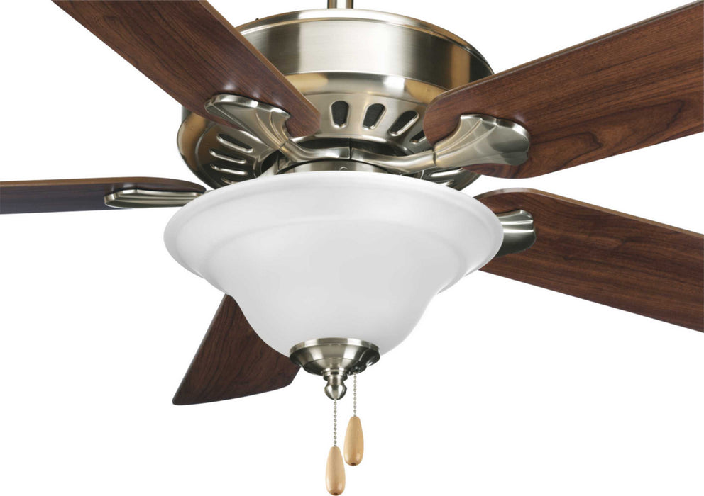 Progress Lighting P2503-09 52" Ceiling Fan, Brushed Nickel