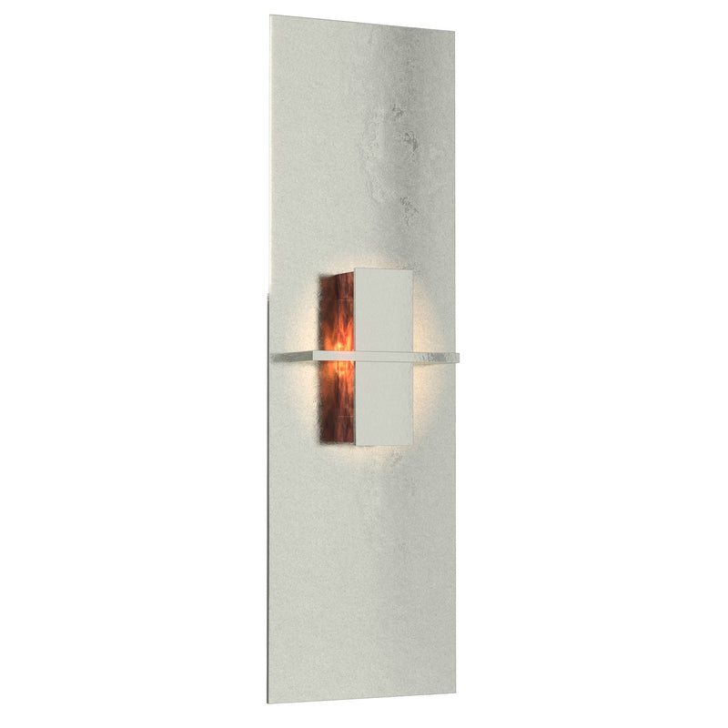 Hubbardton Forge 217520-SKT-85-ZB0273 One Light Wall Sconce, Sterling