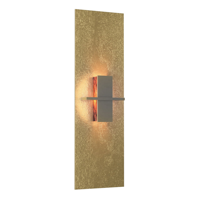 Hubbardton Forge 217520-SKT-86-ZB0273 One Light Wall Sconce, Modern Brass