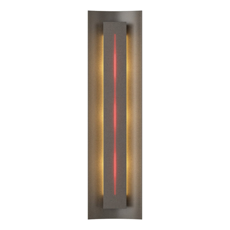 Hubbardton Forge 217635-SKT-07-RR0205 Three Light Wall Sconce, Dark Smoke