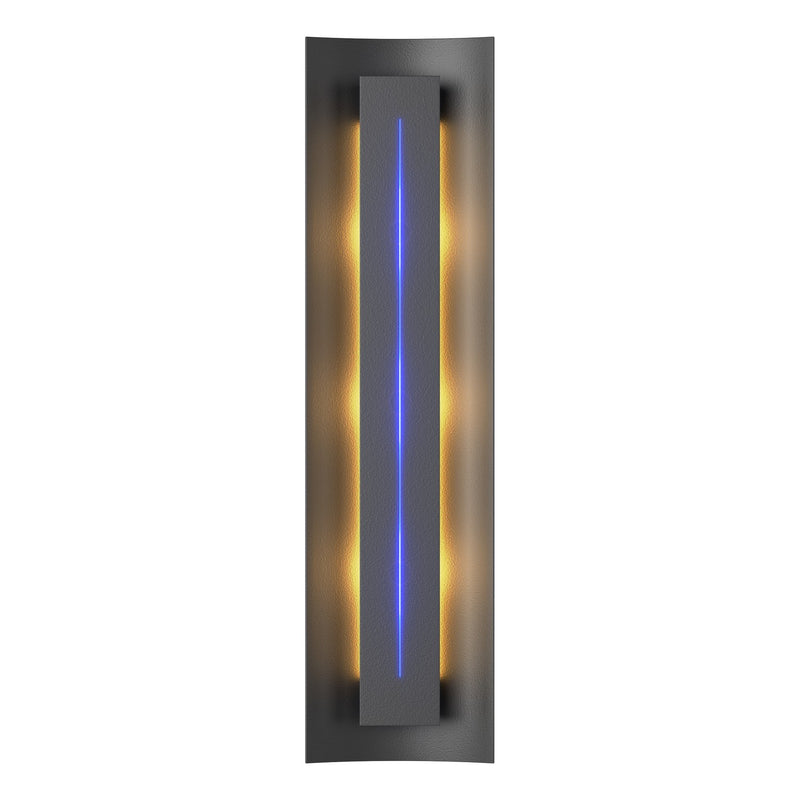 Hubbardton Forge 217635-SKT-10-EE0205 Three Light Wall Sconce, Black