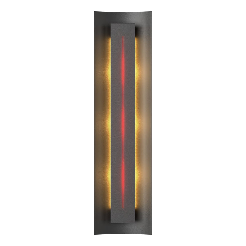 Hubbardton Forge 217635-SKT-10-RR0205 Three Light Wall Sconce, Black