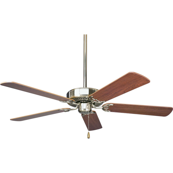 Progress Lighting P2501-09 52" Ceiling Fan, Brushed Nickel