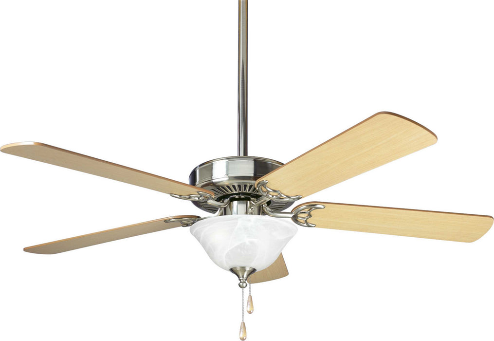 Progress Lighting P2501-09 52" Ceiling Fan, Brushed Nickel