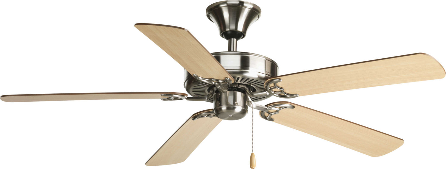 Progress Lighting P2501-09 52" Ceiling Fan, Brushed Nickel