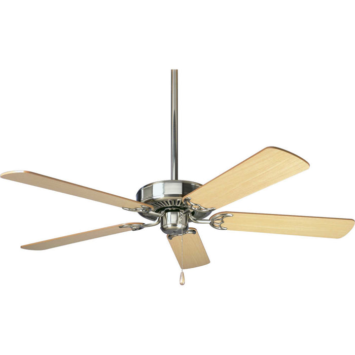 Progress Lighting P2501-09 52" Ceiling Fan, Brushed Nickel