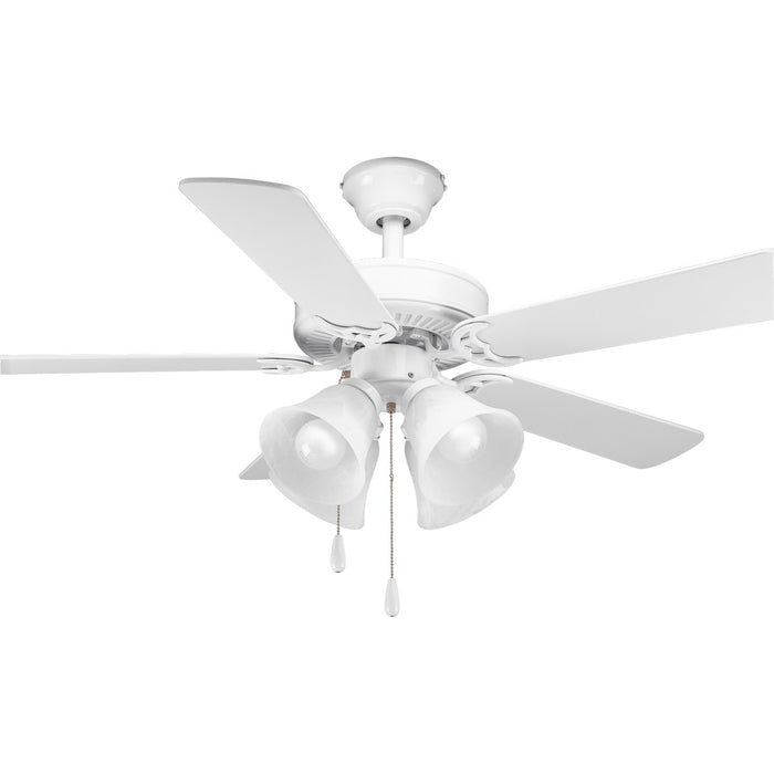 Progress Lighting P2500-30 42" Ceiling Fan, White