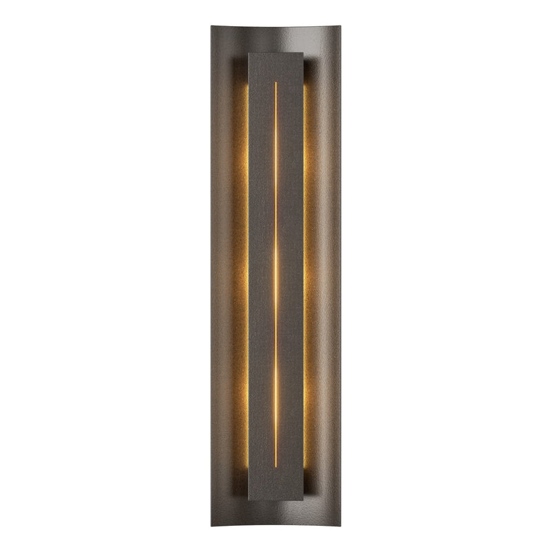 Hubbardton Forge 217635-SKT-14-CC0205 Three Light Wall Sconce, Oil Rubbed Bronze