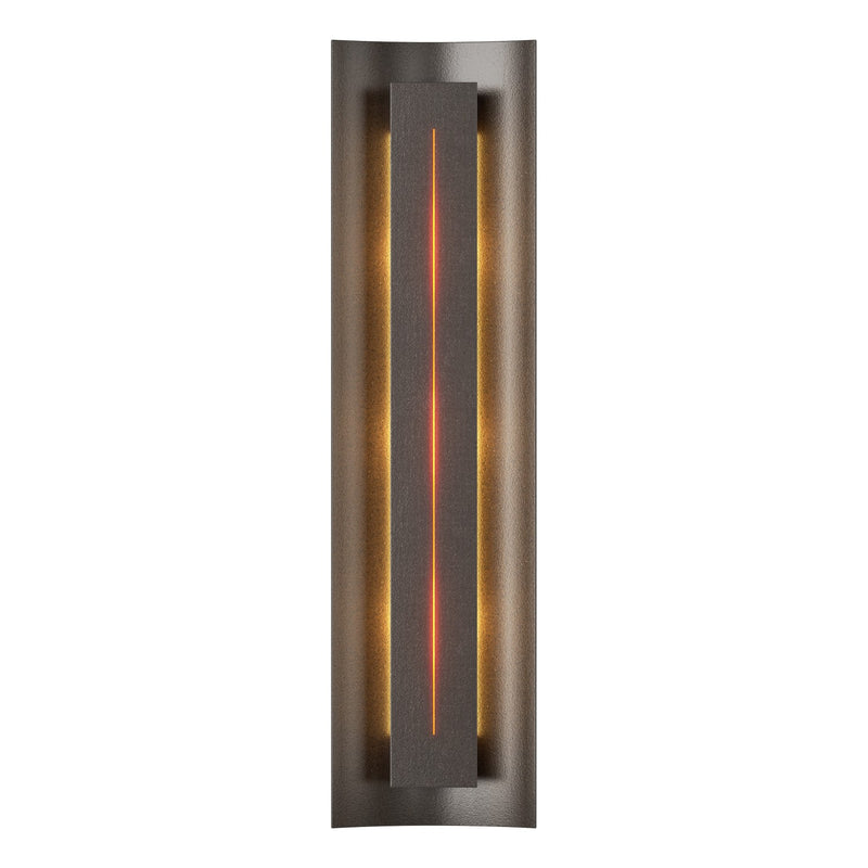 Hubbardton Forge 217635-SKT-14-FF0205 Three Light Wall Sconce, Oil Rubbed Bronze