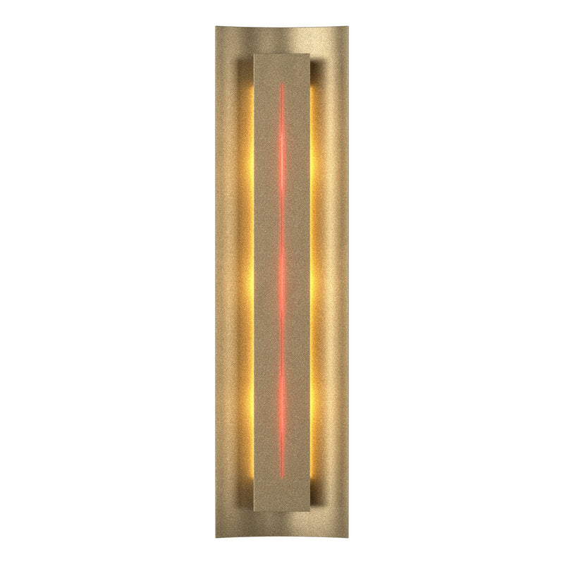 Hubbardton Forge 217635-SKT-84-RR0205 Three Light Wall Sconce, Soft Gold