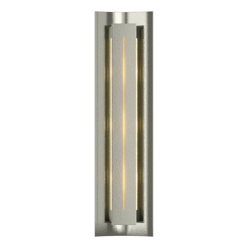 Hubbardton Forge 217635-SKT-85-CC0205 Three Light Wall Sconce, Sterling
