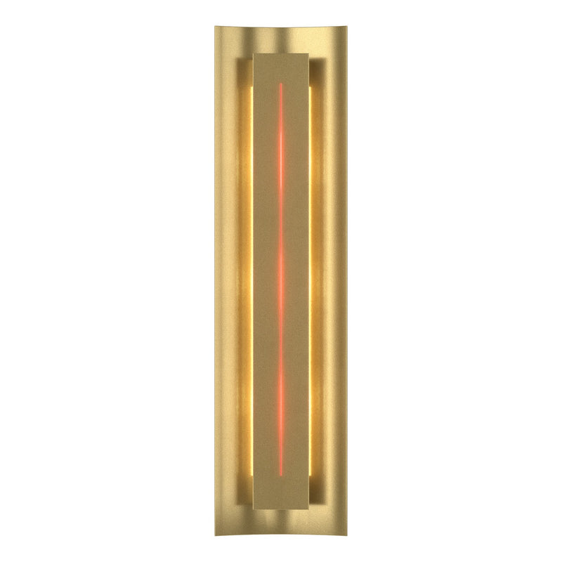 Hubbardton Forge 217635-SKT-86-RR0205 Three Light Wall Sconce, Modern Brass