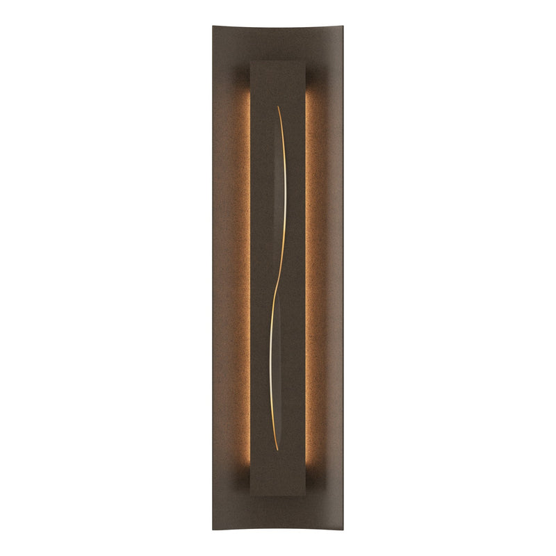 Hubbardton Forge 217640-SKT-05-CC0206 Three Light Wall Sconce, Bronze