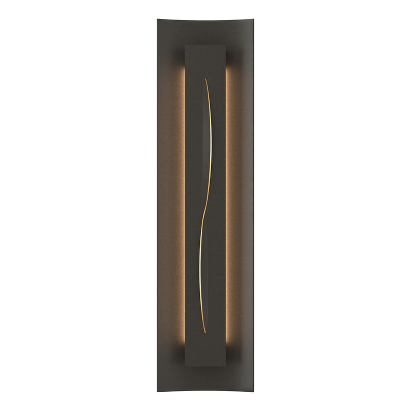 Hubbardton Forge 217640-SKT-07-CC0206 Three Light Wall Sconce, Dark Smoke