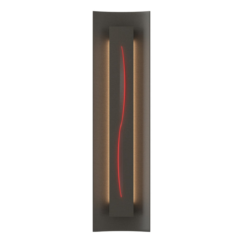Hubbardton Forge 217640-SKT-07-RR0206 Three Light Wall Sconce, Dark Smoke
