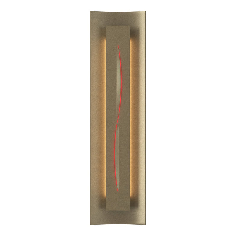 Hubbardton Forge 217640-SKT-84-RR0206 Three Light Wall Sconce, Soft Gold