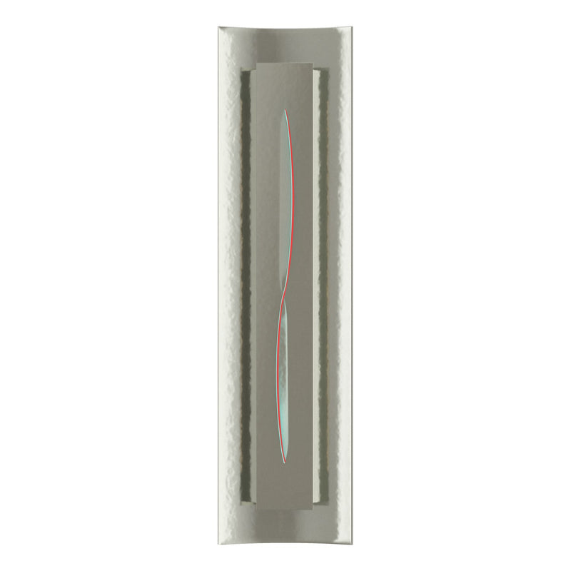 Hubbardton Forge 217640-SKT-85-RR0206 Three Light Wall Sconce, Sterling