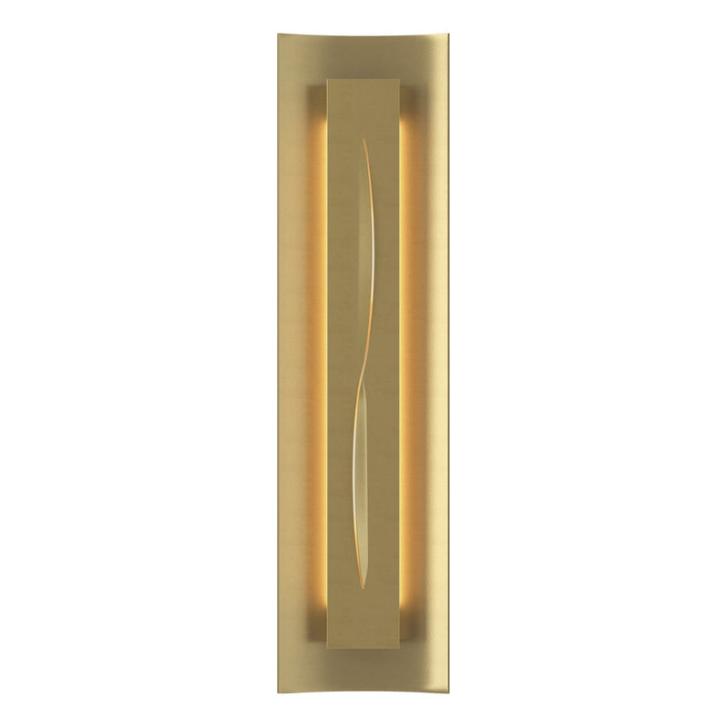 Hubbardton Forge 217640-SKT-86-CC0206 Three Light Wall Sconce, Modern Brass