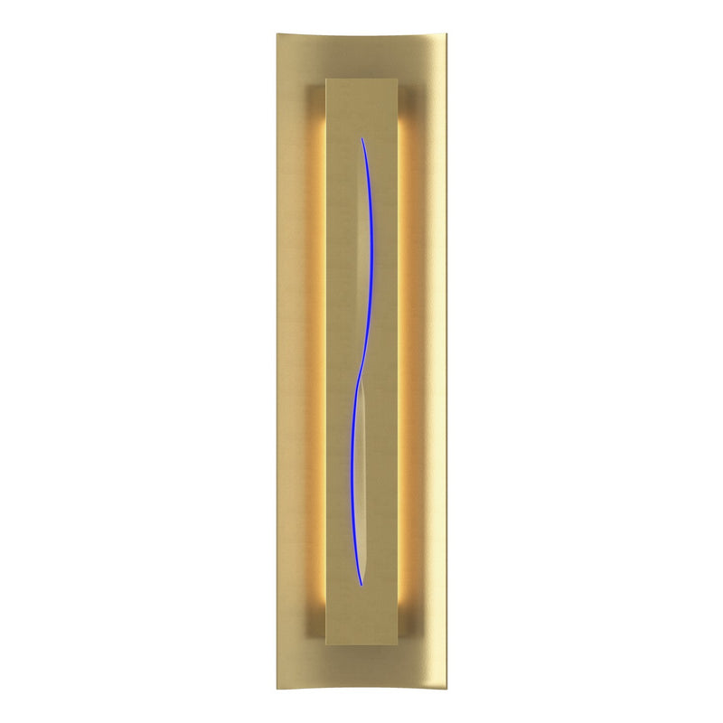 Hubbardton Forge 217640-SKT-86-EE0206 Three Light Wall Sconce, Modern Brass