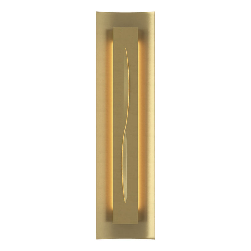 Hubbardton Forge 217640-SKT-86-FF0206 Three Light Wall Sconce, Modern Brass