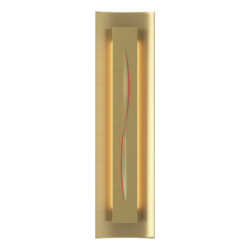 Hubbardton Forge 217640-SKT-86-RR0206 Three Light Wall Sconce, Modern Brass