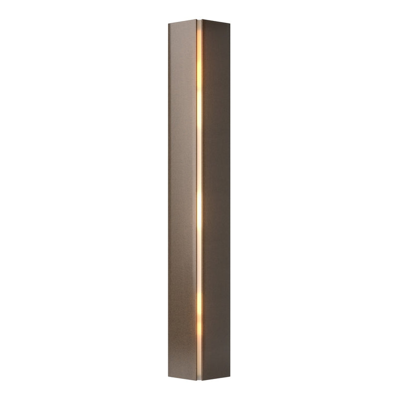 Hubbardton Forge 217650-SKT-05-CC0202 Three Light Wall Sconce, Bronze