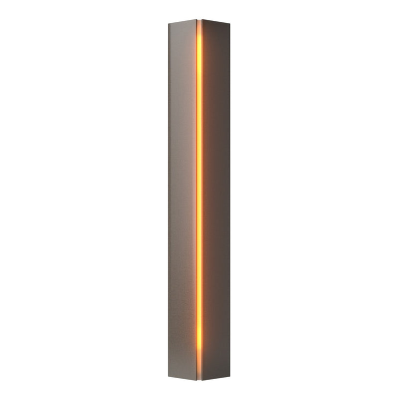 Hubbardton Forge 217650-SKT-07-FF0202 Three Light Wall Sconce, Dark Smoke