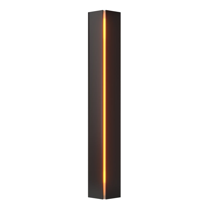 Hubbardton Forge 217650-SKT-10-FF0202 Three Light Wall Sconce, Black