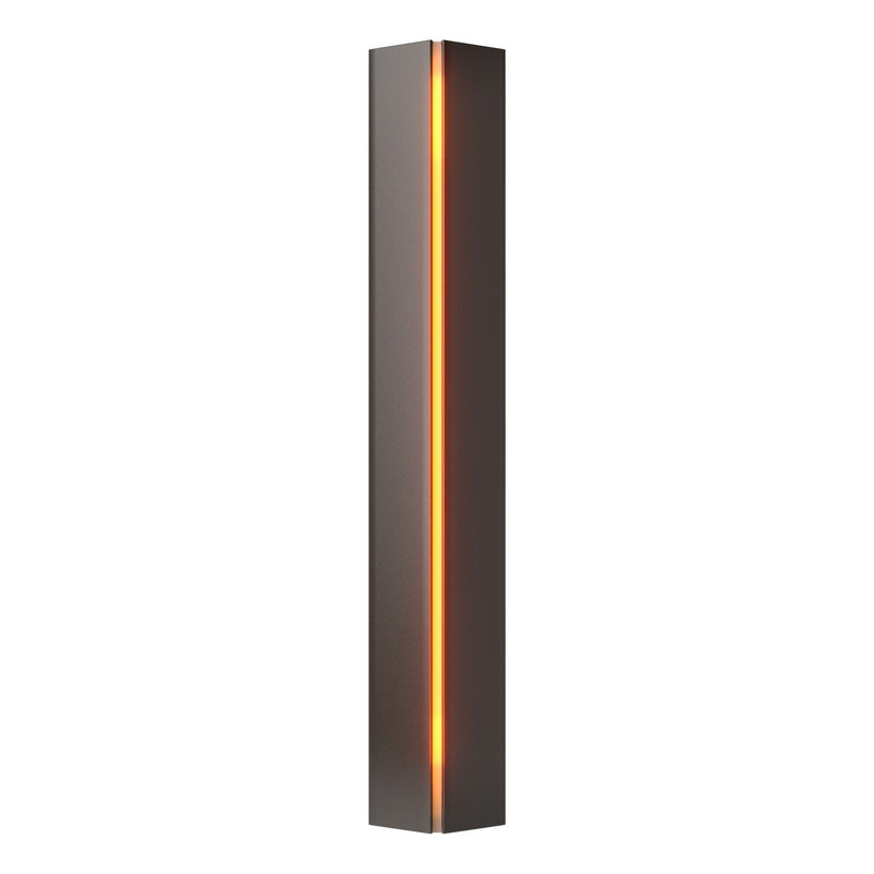 Hubbardton Forge 217650-SKT-14-FF0202 Three Light Wall Sconce, Oil Rubbed Bronze