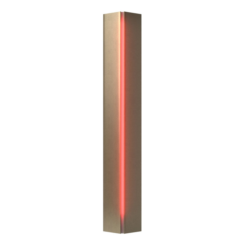 Hubbardton Forge 217650-SKT-84-RR0202 Three Light Wall Sconce, Soft Gold