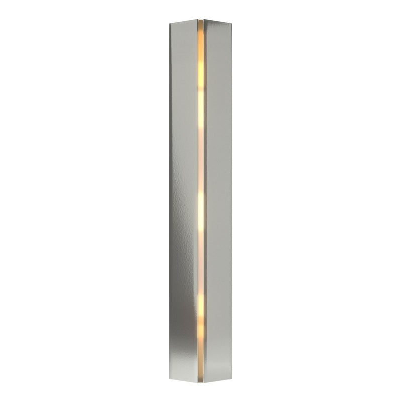 Hubbardton Forge 217650-SKT-85-CC0202 Three Light Wall Sconce, Sterling