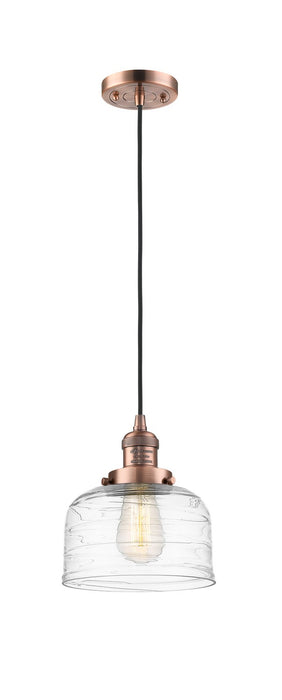 Innovations 201C-AC-G713-LED LED Mini Pendant, Antique Copper