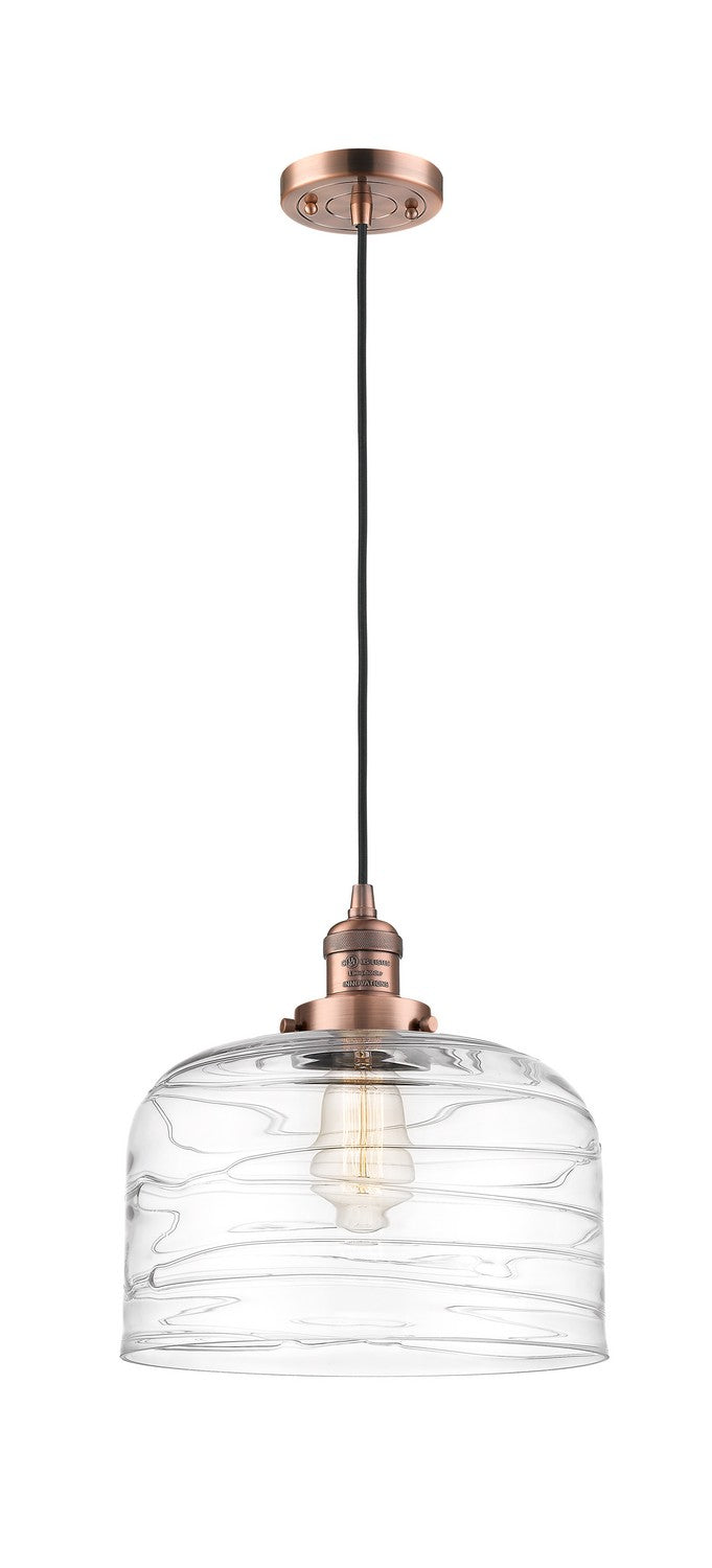 Innovations 201C-AC-G713-L-LED LED Mini Pendant, Antique Copper