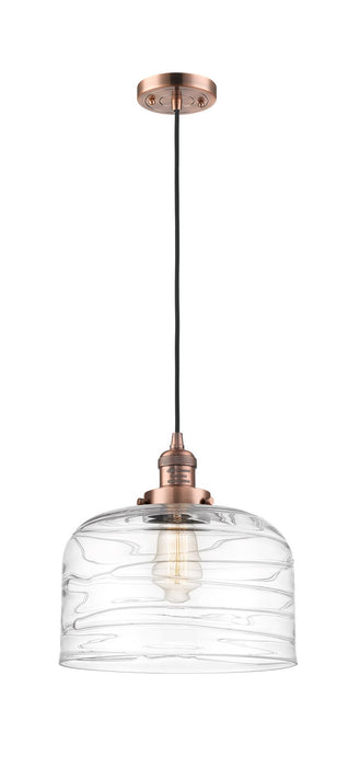 Innovations 201C-AC-G713-L-LED LED Mini Pendant, Antique Copper