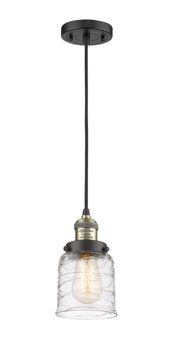 Innovations 201C-BAB-G513 One Light Mini Pendant, Black Antique Brass