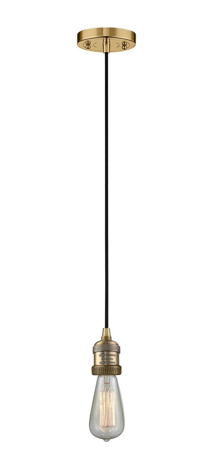 Innovations 201C-BB-LED LED Mini Pendant, Brushed Brass
