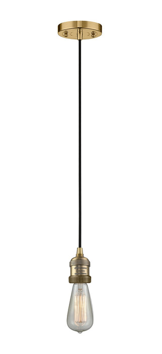Innovations 201C-BB-LED LED Mini Pendant, Brushed Brass