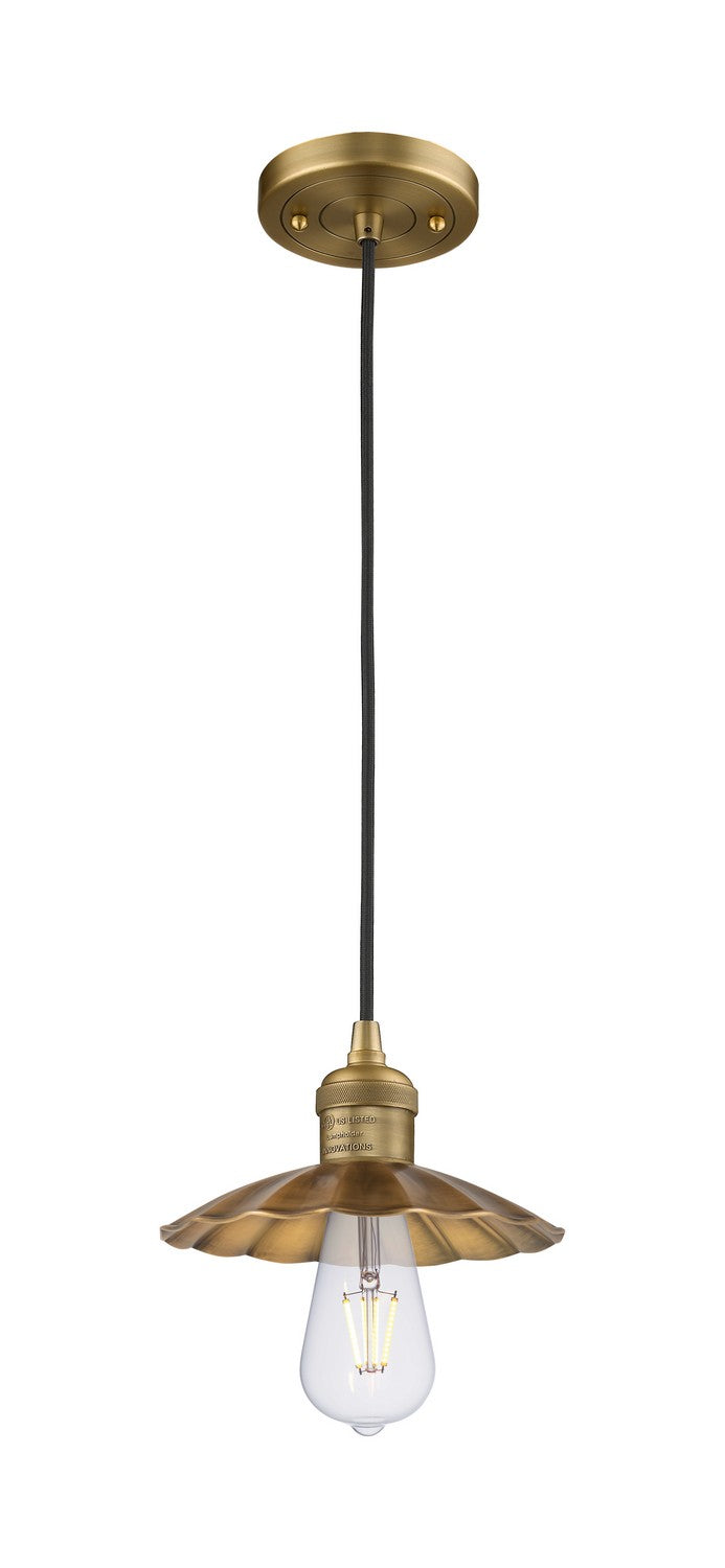 Innovations 201C-BB-M17-BB LED Mini Pendant, Brushed Brass
