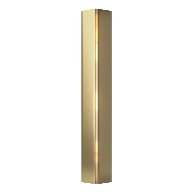 Hubbardton Forge 217650-SKT-86-CC0202 Three Light Wall Sconce, Modern Brass