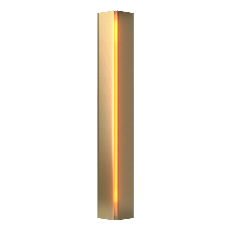 Hubbardton Forge 217650-SKT-86-FF0202 Three Light Wall Sconce, Modern Brass
