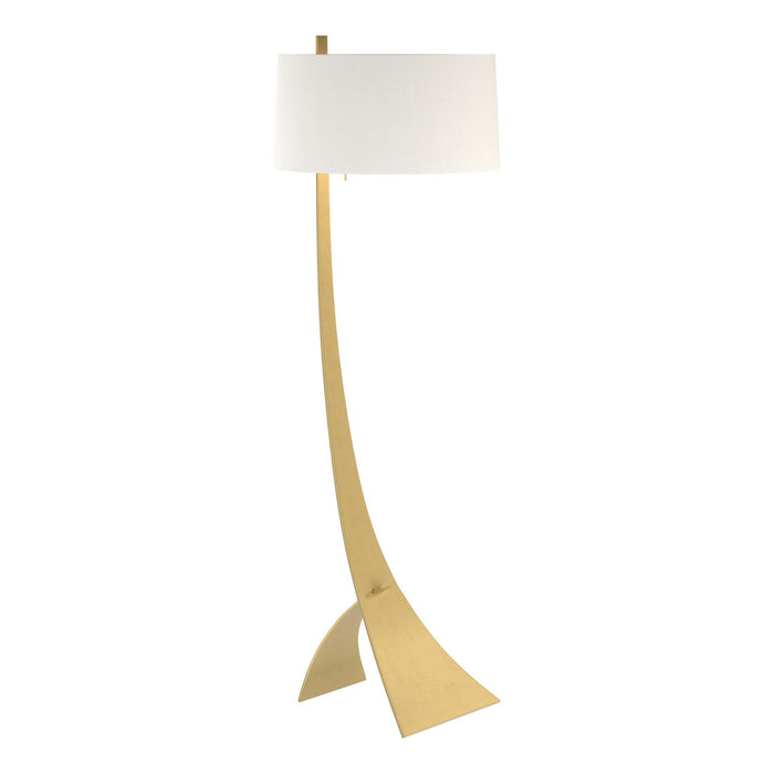 Hubbardton Forge 232666-SKT-86-SF1995 One Light Floor Lamp, Modern Brass