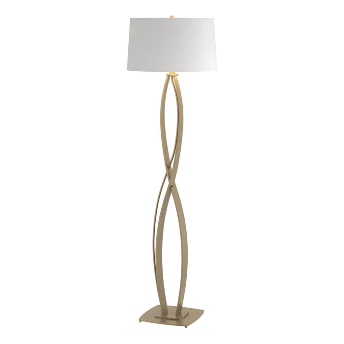 Hubbardton Forge 232686-SKT-84-SF1894 One Light Floor Lamp, Soft Gold