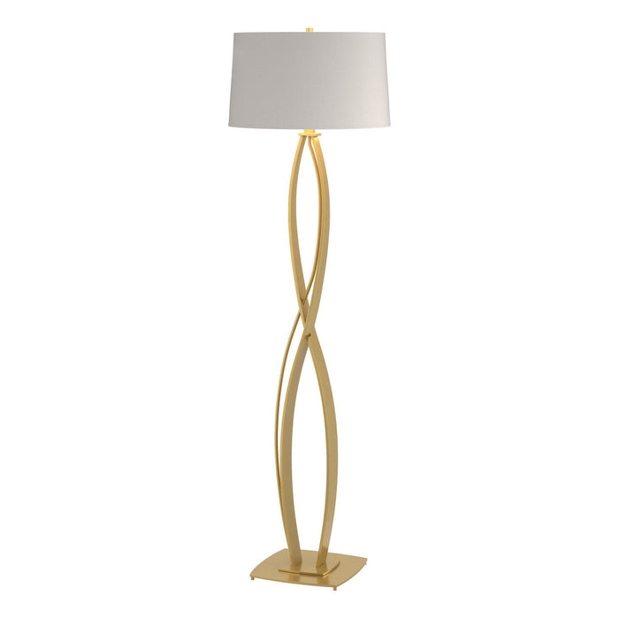 Hubbardton Forge 232686-SKT-86-SE1894 One Light Floor Lamp, Modern Brass