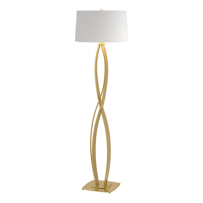 Hubbardton Forge 232686-SKT-86-SF1894 One Light Floor Lamp, Modern Brass
