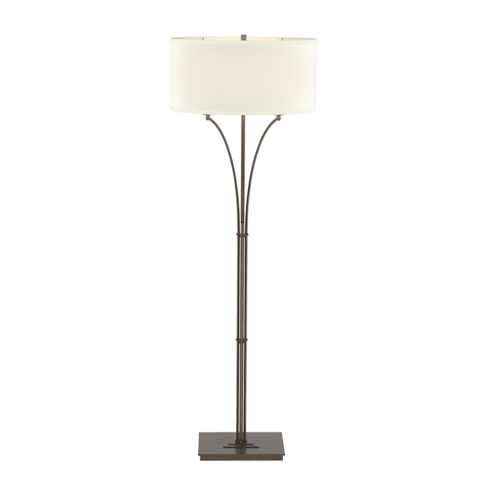 Hubbardton Forge 232720-SKT-05-SE1914 Two Light Floor Lamp, Bronze