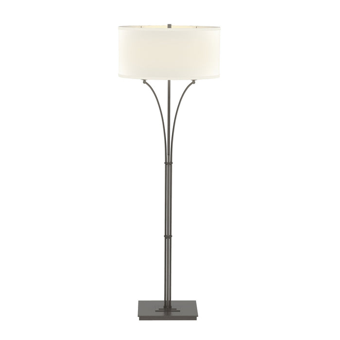 Hubbardton Forge 232720-SKT-07-SE1914 Two Light Floor Lamp, Dark Smoke